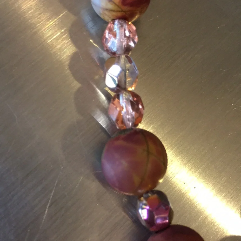 Custom MADE COLORFUL NATURAL PICASSO BEADS-10MM